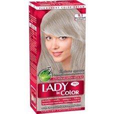 Фарба для волосся Lady in Color №9.1 Платиновий блондин