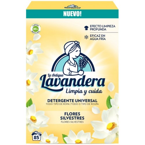 Пральний порошок Lavandera Білі квіти (85 пр) 4,675 кг