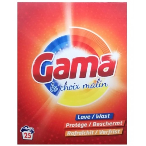 Пральний порошок Gama 3в1 автомат (25 пр) 1,625кг