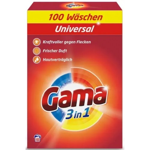 Пральний порошок Gama 3в1 автомат (100 пр) 6,0кг