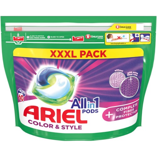 Ariel Сolor&style капсули для прання 60шт