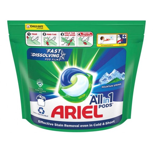 Капсули для прання Ariel Гори 38шт