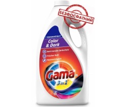 Гель для прання Gama Color&Dark (83ст) 3,735 л 