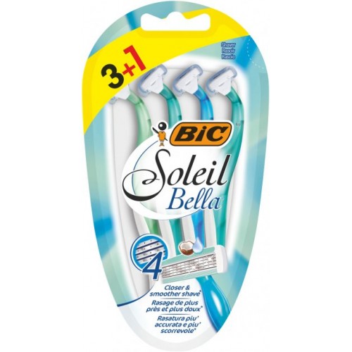Станки жіночі BIC Soleil Bella Colours 4л 3шт+1шт