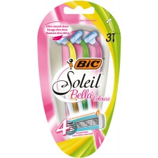 Станки жіночі BIC Soleil Bella Colours 4л 3шт