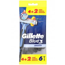 Станки Gillette Blue 3 (4+2шт)