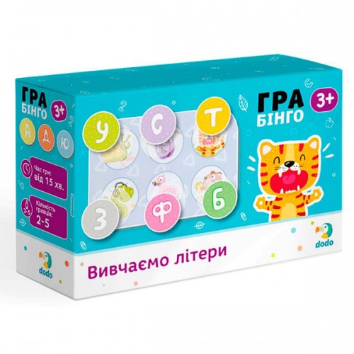 Dodo Гра Бінго Вивчаємо літери