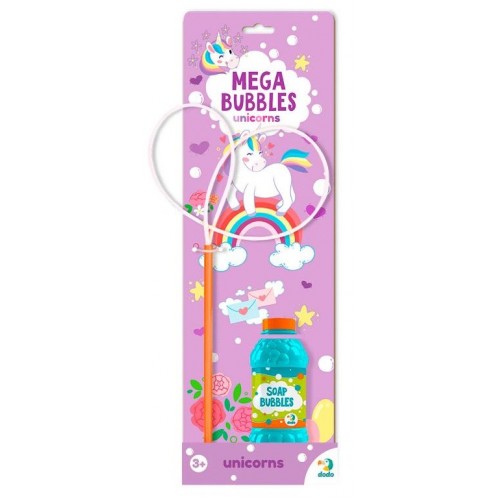 Dodo Бульбашки мильні Mega Bubbles Єдиноріжки 450 мл   