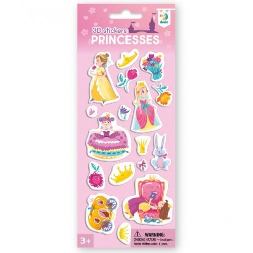 Набір 3D-наліпок Dodo Принцеси