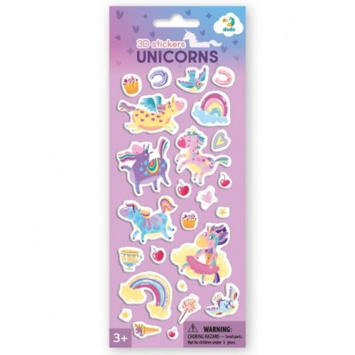 Набір 3D-наліпок Dodo Єдиноріжки