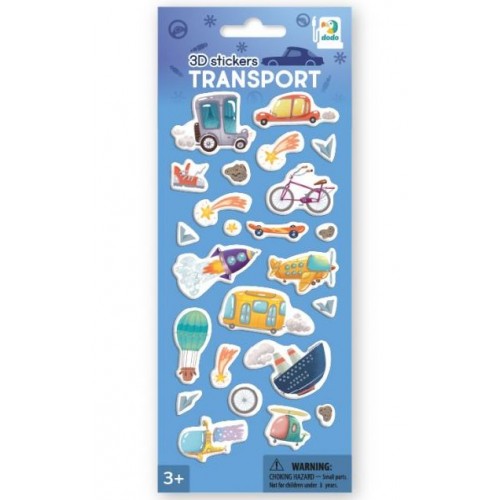 Набір 3D-наліпок Dodo Транспорт
