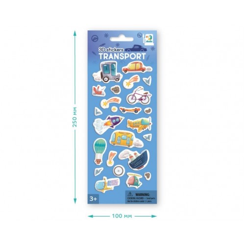 Набір 3D-наліпок Dodo Транспорт