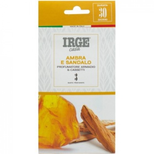 Ароматизатор для шафи Irge Ambra&Sandalo 3шт