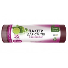 Мішки для сміття Anna Zaradna/Sweet home 35л (15шт) з зав'язками