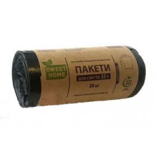 Мішки для сміття Sweet home 35л (30шт) ЕКО