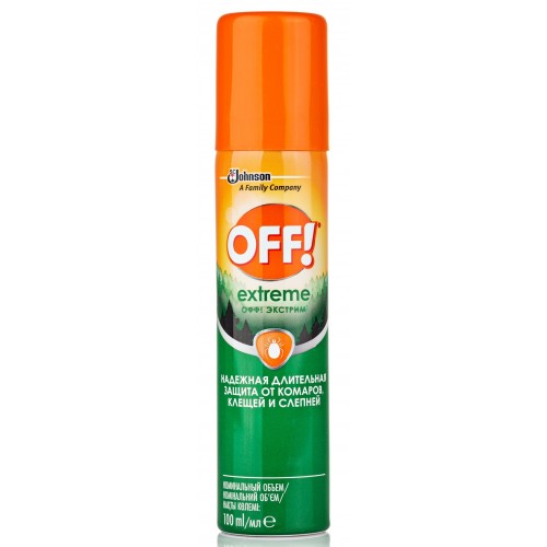 Аерозоль від комарів OFF extreme 100мл