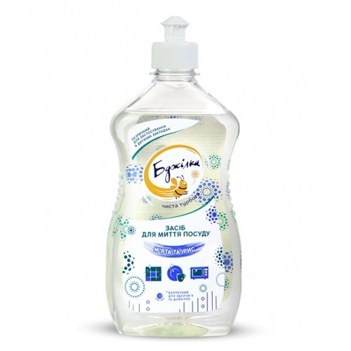 Засіб для миття посуду Бджілка м'ята та ірис 500 мл