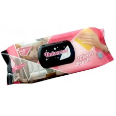 Серветки вологі для прибирання Clean Fresh 48шт універсальні